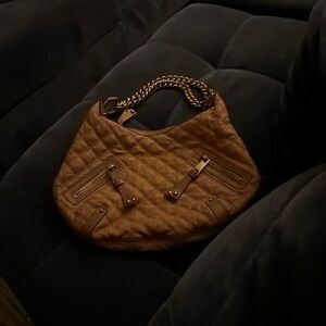 Marc Jacobs Brown Quilted Hobo Bag